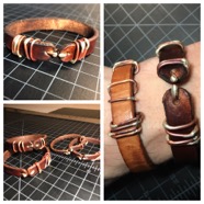 Bracelets Copper Leather.JPG